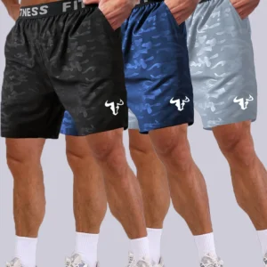 Print Sports Shorts Set