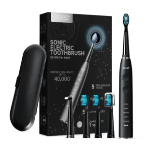 Seago Electric Toothbrush 5 Modes 5 Toothbrush Heads